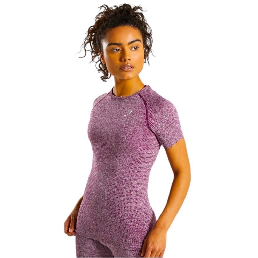 Gymshark Women's Purple Gym Top size S